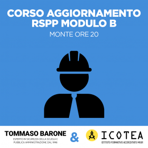 Corso Aggiornamento RSPP Modulo B monte ore 20 – Agg. COVID-19