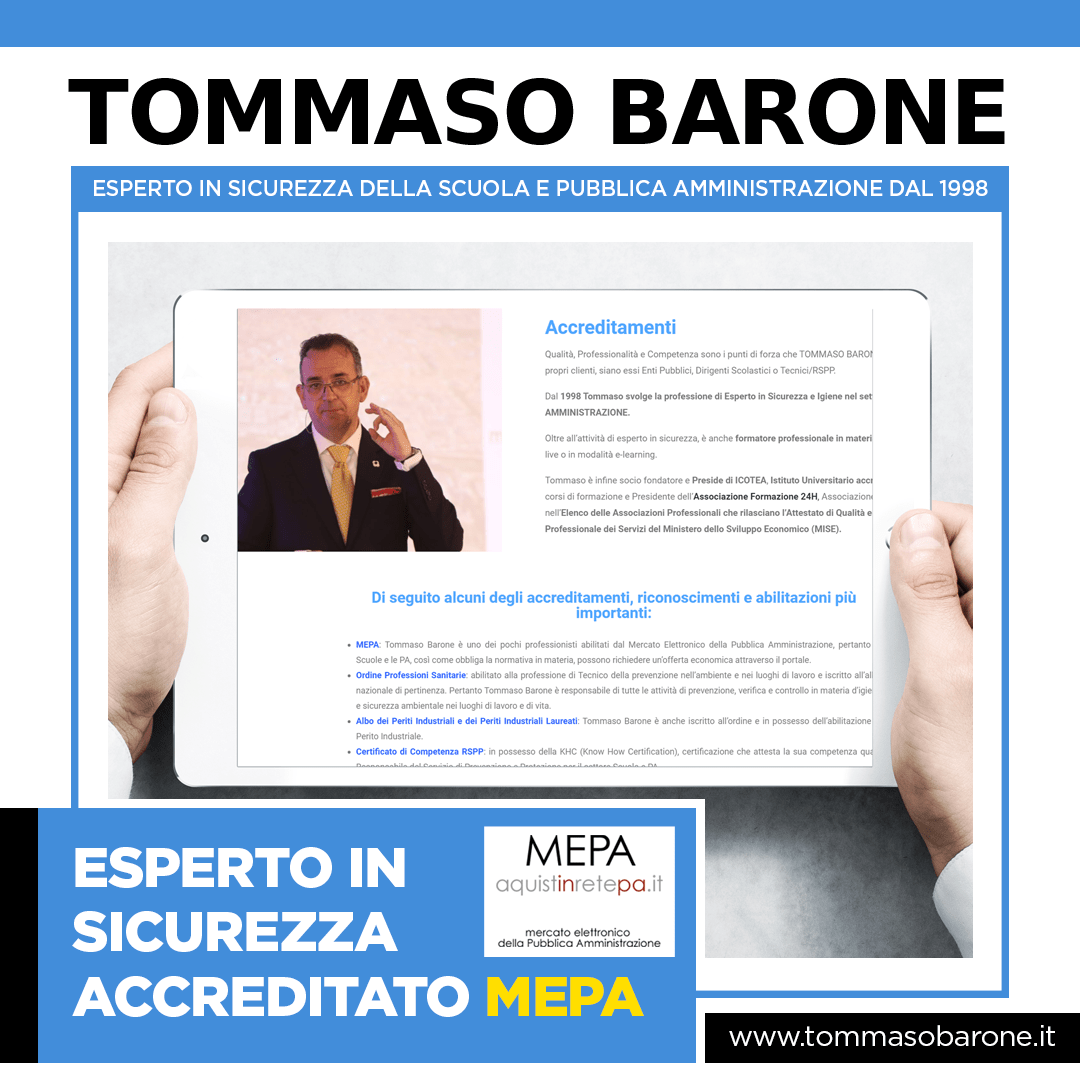 Esperto in sicurezza accreditato MEPA