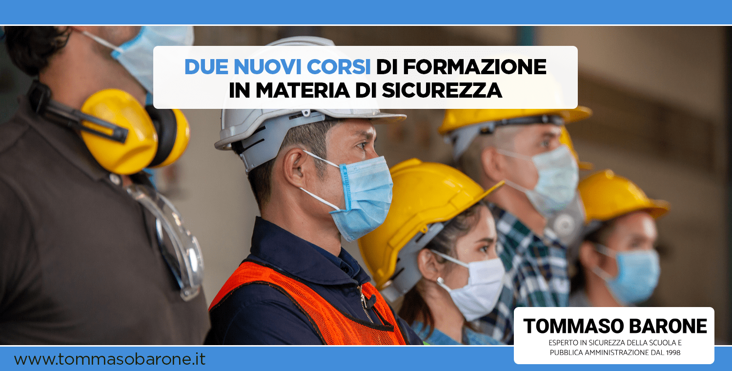 nuovi corsi ambito sicurezza