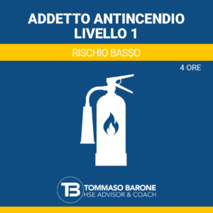 Addetto Antincendio LIVELLO 1