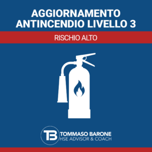 Corso Aggiornamento Antincendio Livello 3 monte ore 8