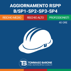 Aggiornamento RSPP B/SP1-SP2-SP3-SP4  monte ore 40