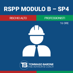 Corso RSPP Modulo B – SP4 monte ore 16
