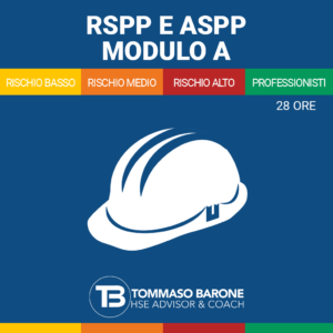 Corso RSPP e ASPP modulo A 28 ore