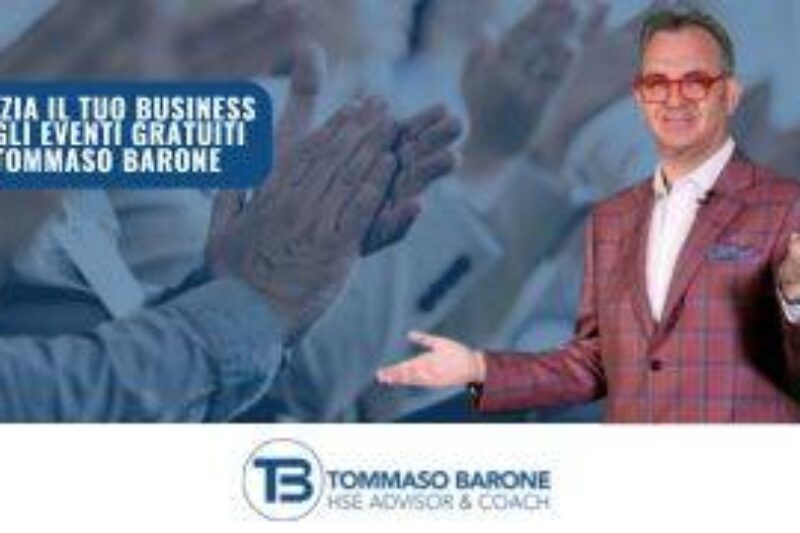 Tommaso Barone: potenzia il tuo Business con gli Eventi Gratuiti